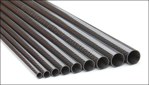 Carbon fiber roll wrap tube - 22mm x 20mm x 1000mm